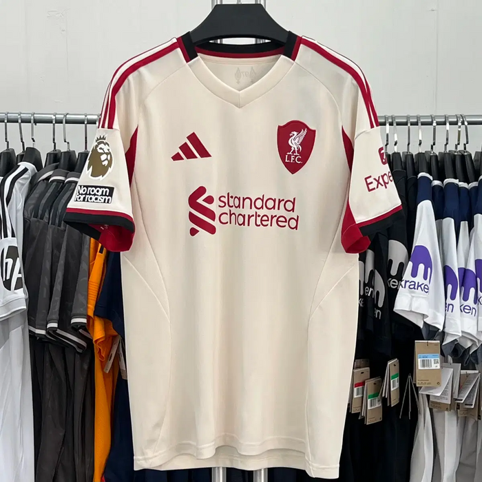 Mohamed Salah #11 Liverpool Away Embriodered Jersey 2025-26