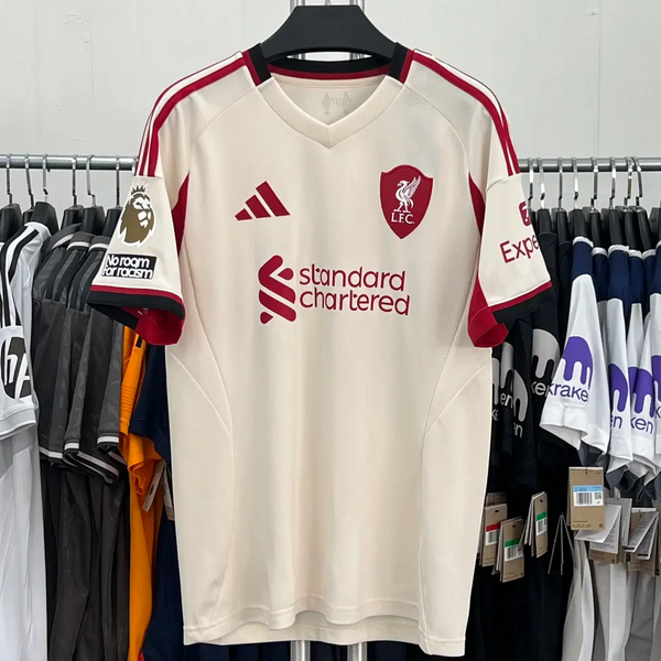Mohamed Salah #11 Liverpool Away Embriodered Jersey 2025-26