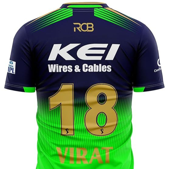 Virat kholi IPL RCB Green shirt