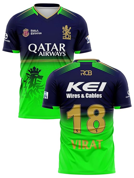 Virat kholi IPL RCB Green shirt