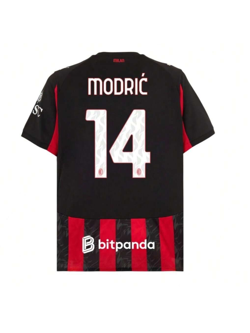 AC Milan 25/26 Home Jersey – Luka Modrić #14 (Embroidered)