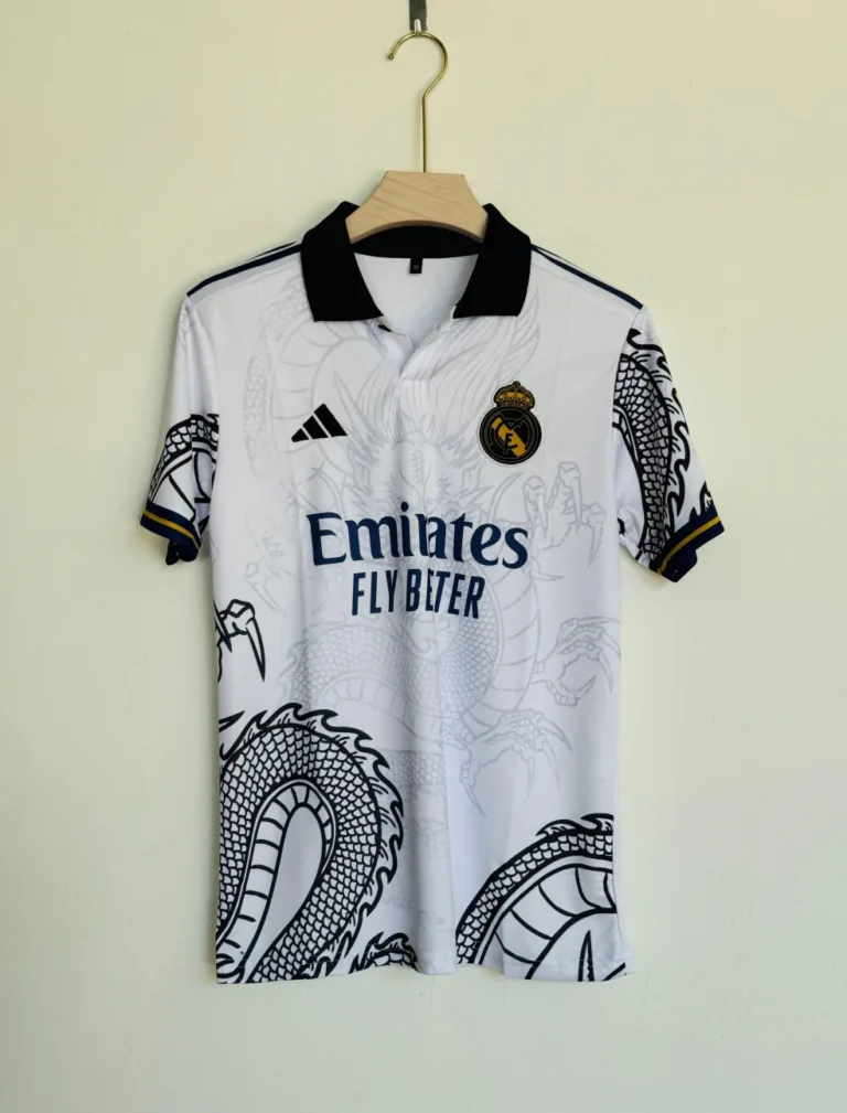 Real Madrid White Dragon Shirt – Ronaldo #7 Edition