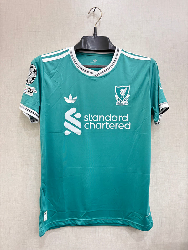 Liverpool Adidas Embroidered Jersey – M. Salah 11 (2025/26 Edition)