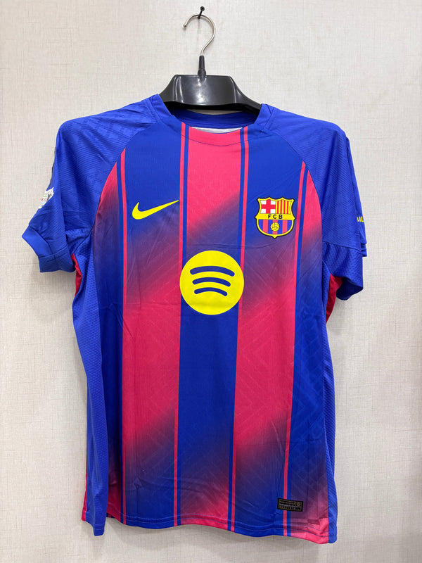 Barcelona Embroidered Home Jersey – Lamine Yamal 10 (2025 Edition)