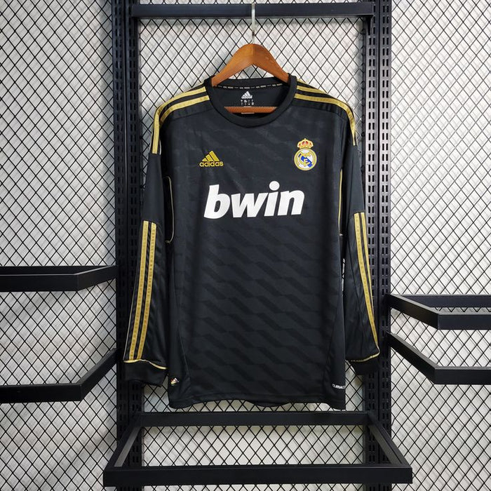 Ronaldo Real Madrid 2011/12 Away Jersey – Black Full Sleeves (#7 Edition)