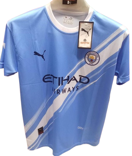 Manchester City 23/24 Authentic Home Shirt with Haaland 9 printing