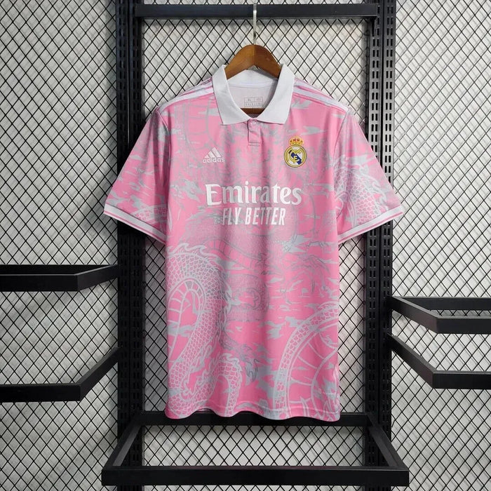 Real Madrid Dragon Pink Shirt – Ronaldo #7 Edition