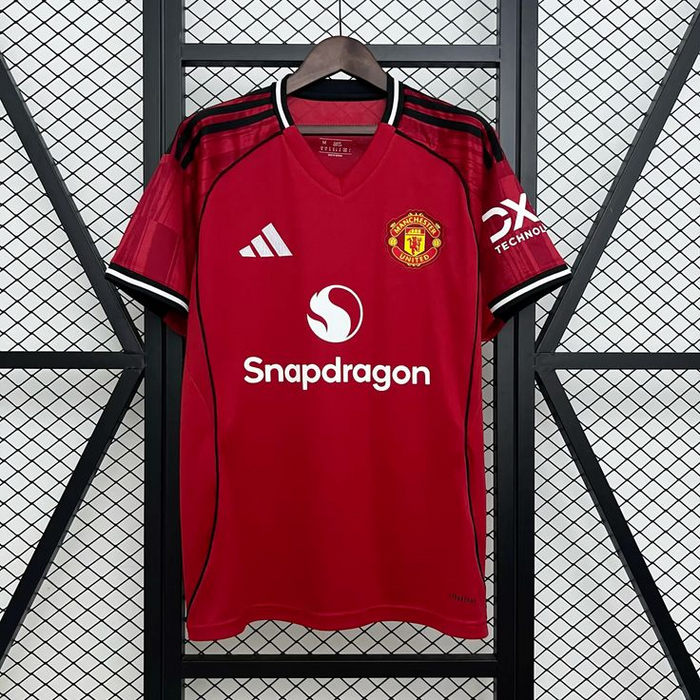 Manchester United 25/26 – Bruno Fernandes Home Embroidered Jersey