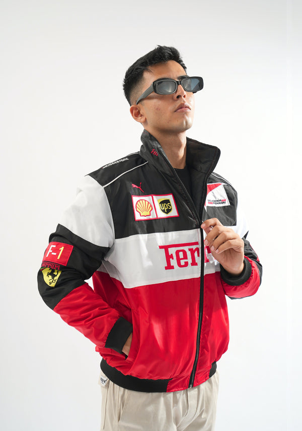 Ferrari F1 Jacket – Red & White
